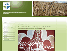 Tablet Screenshot of evangelisch-in-weissenfels.de